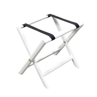 Αναδιπλούμενη ξύλινη μπαγκαζιέρα 50x38x49cm, βαμμένη λευκή