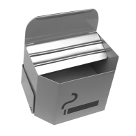 ASC-40.30.041Σταχτοδοχείο Τοίχου, 17x12x17 cm, Κατάλληλο για Εξωτερικούς Χώρους