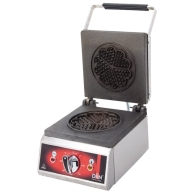 Ηλεκτρική Βαφλιέρα, μονή, στρογγυλή πλάκα, 29x40xΥ30cm, 1500W, DRN