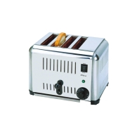 Επαγγελματική Φρυγανιέρα-Τοστιέρα, 4 Θέσεων, 1800W, ανοξείδωτη, KARAMCO