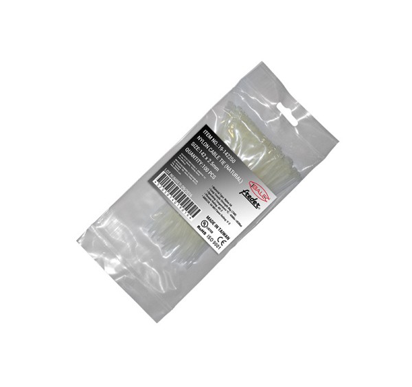 ADELEQ 19-142250 ΔΕΜΑΤΙΚΑ ΝΑΥΛΟΝ 142 x 2.5 mm ΛΕΥΚA